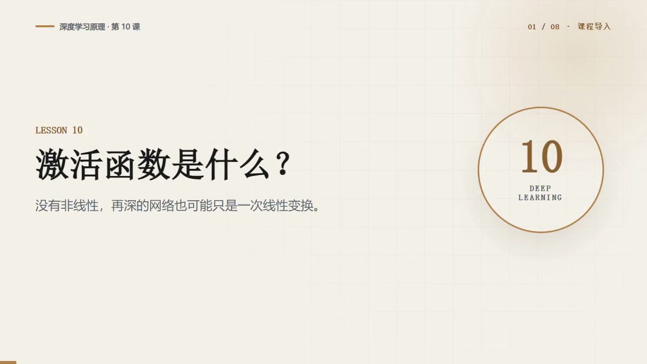 激活函数是什么？为什么神经网络不能没有它