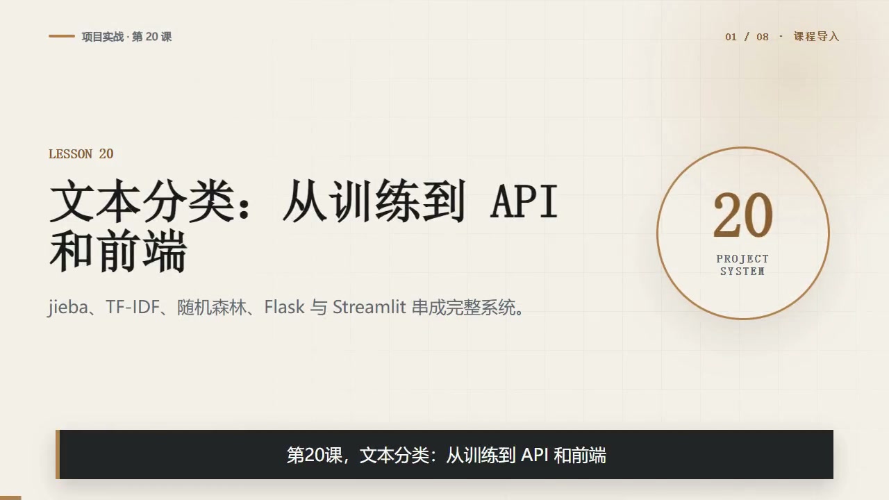 我怎样把一个中文文本分类项目，从训练脚本一路做到了 API 和前端