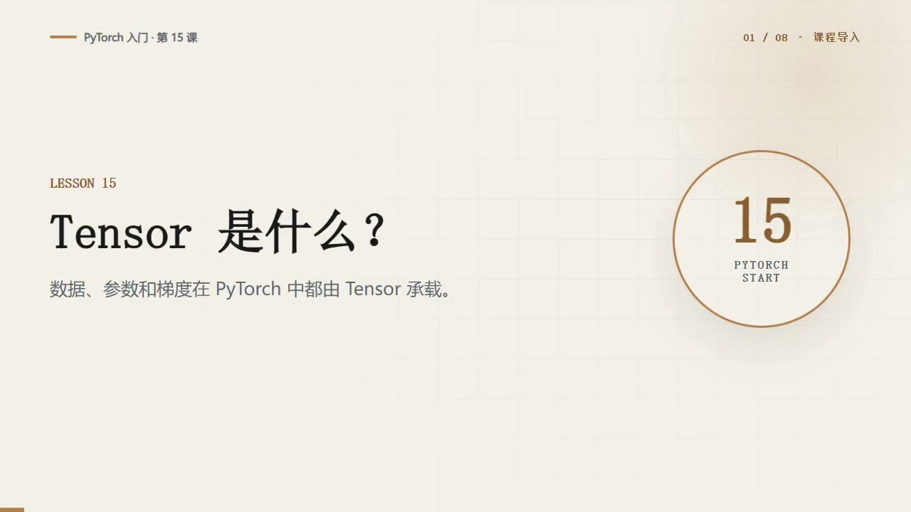 Tensor 是什么？PyTorch 里最重要的对象讲清楚
